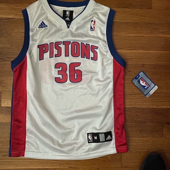 NBA Other - Pistons shirt child’s medium jersey Y2K